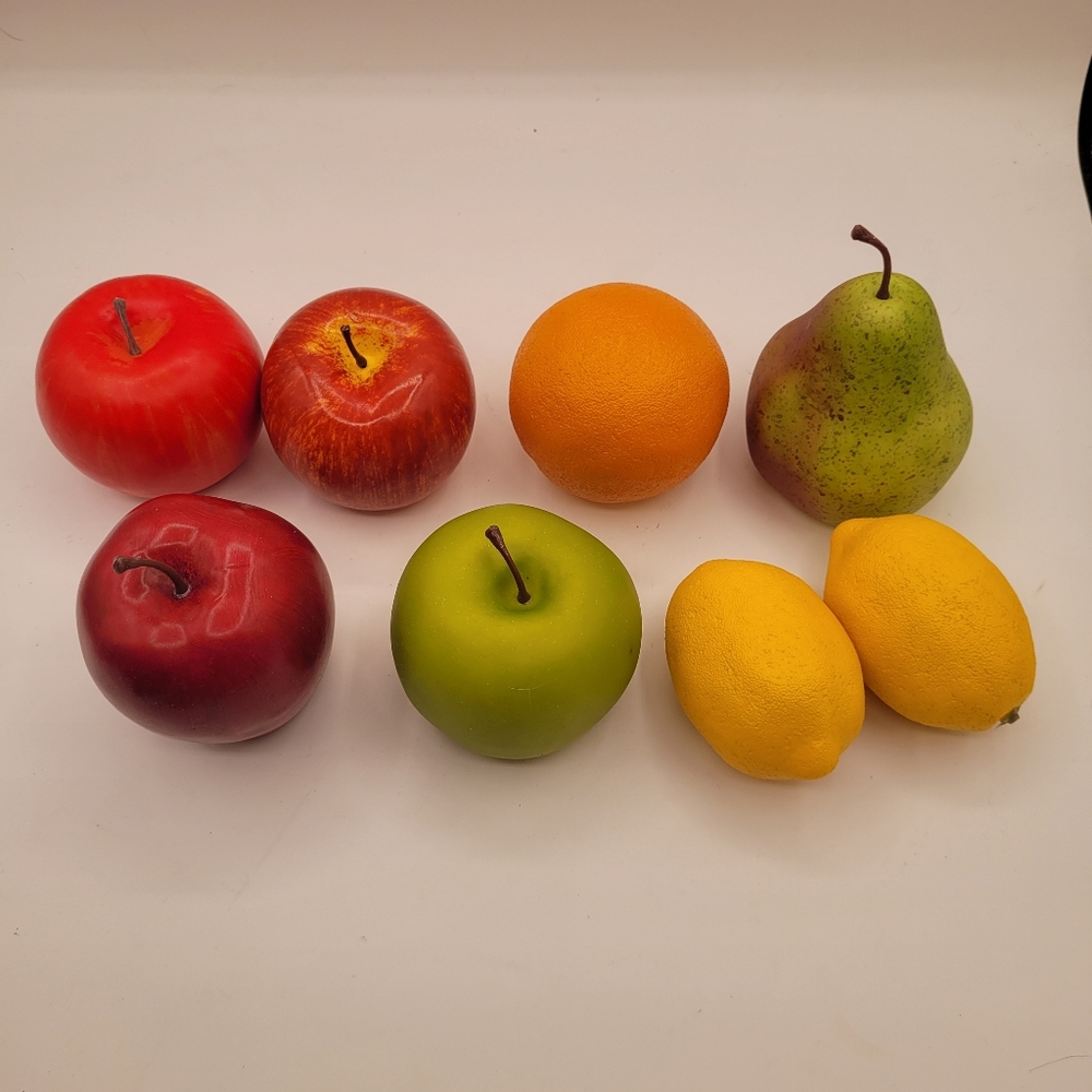 Large Lot 8 Artificial Fake Fruits - Medium - Picture 4 of 5